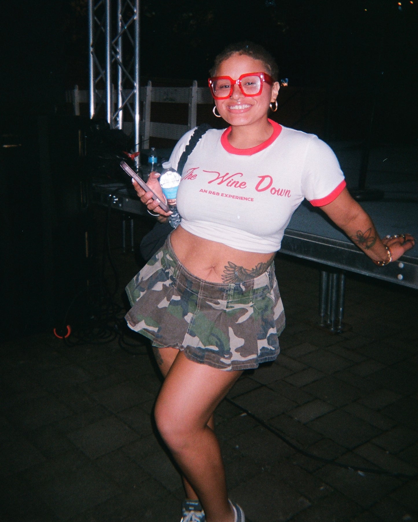 The Wine Down Baby Tee