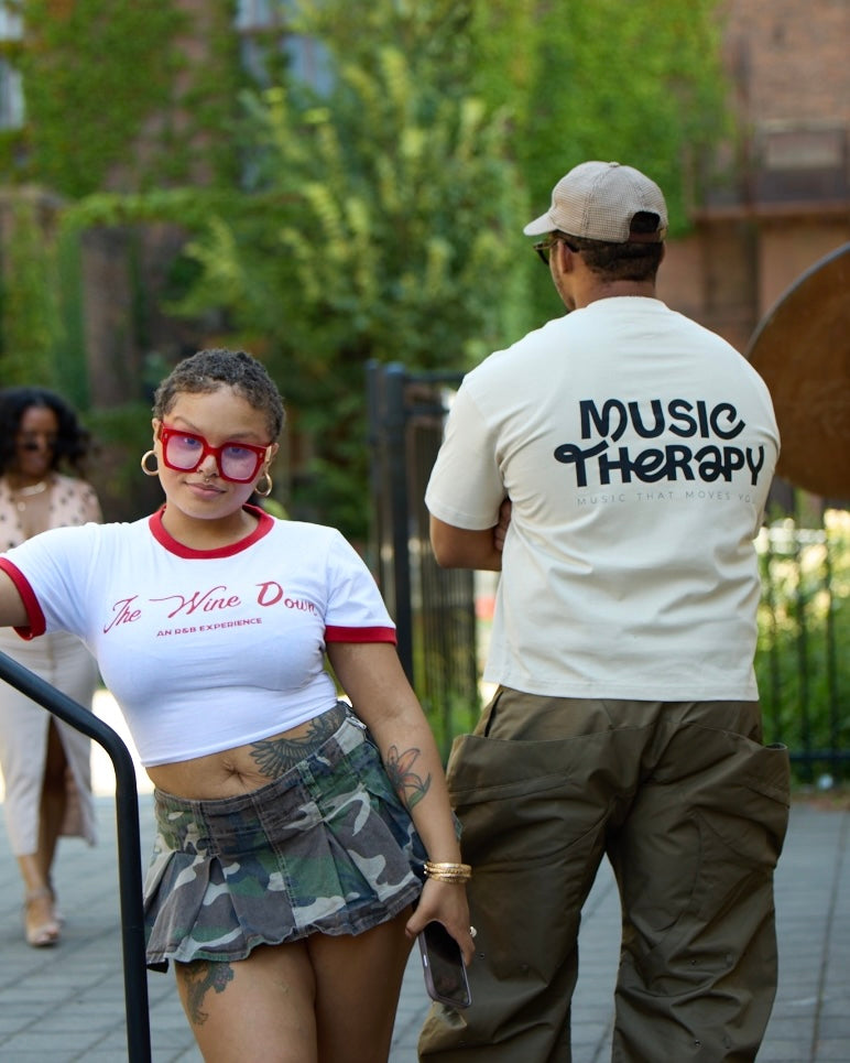 Music Therapy Crop Tee